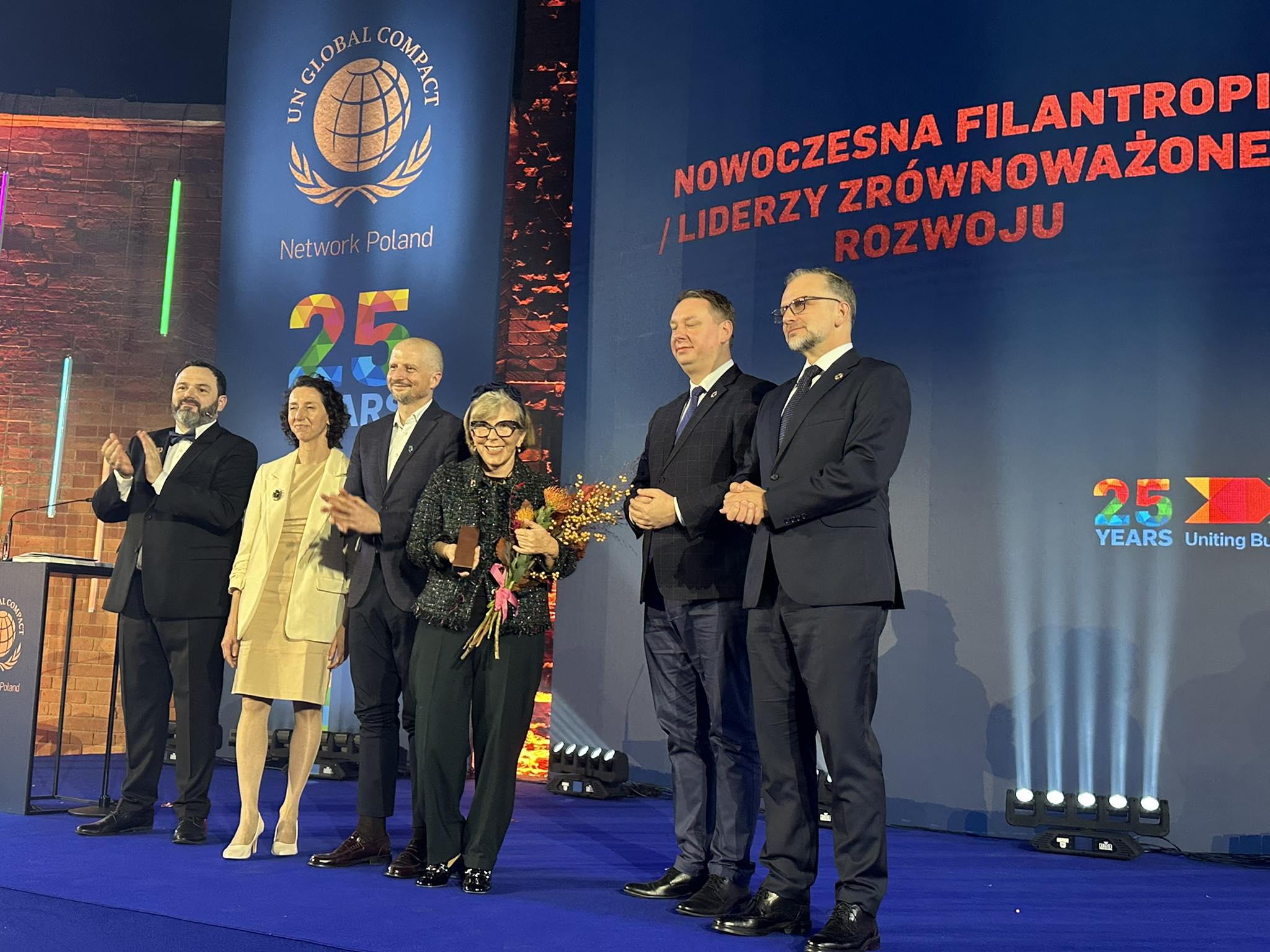 Solange Olszewska z wyróżnieniem  Architektka Zrównoważonego Rozwoju  UN Global Compact 