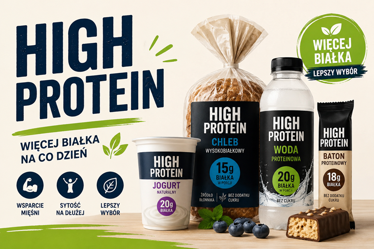 Proteinowe szaleństwo w Polsce. Wysokobiałkowy chleb, jogurt, lody i nawet woda – białko stało się trendem konsumenckim [Trendy]